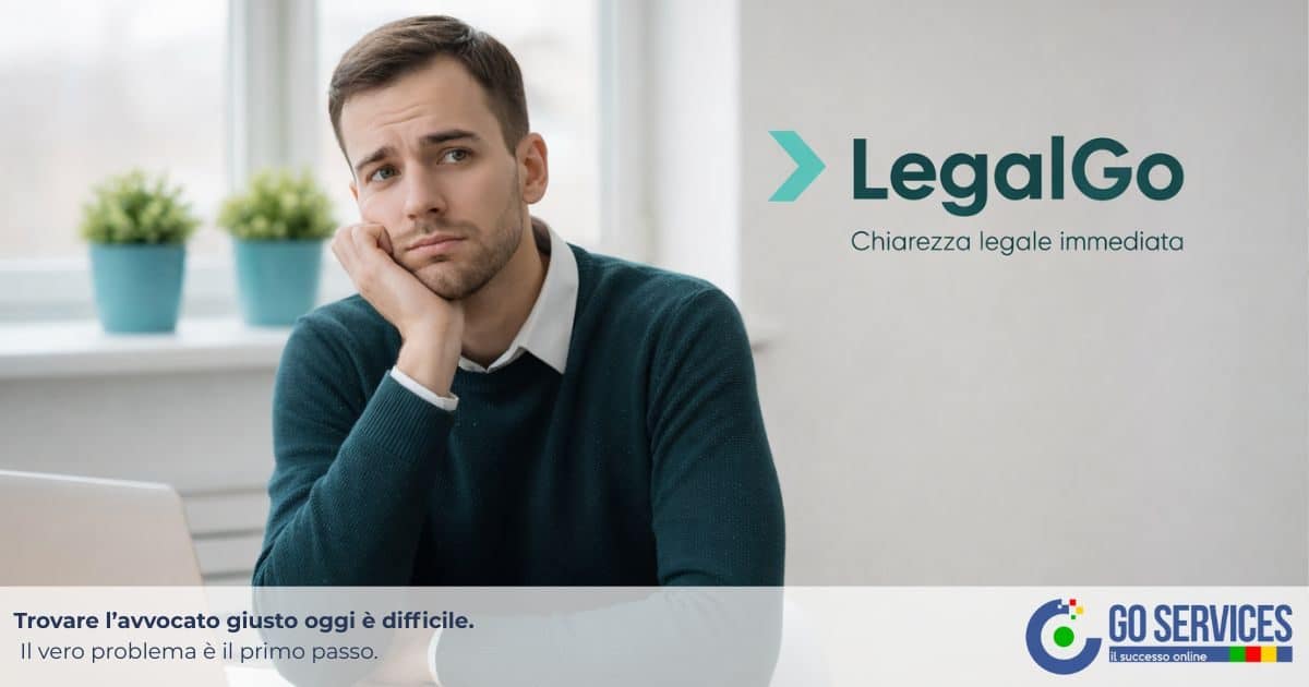 LegalGo Trovare l'avvocato giusto oggi è difficile